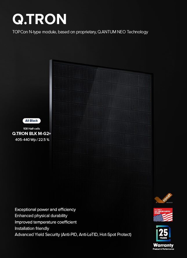 Qcells Q.TRON solar module