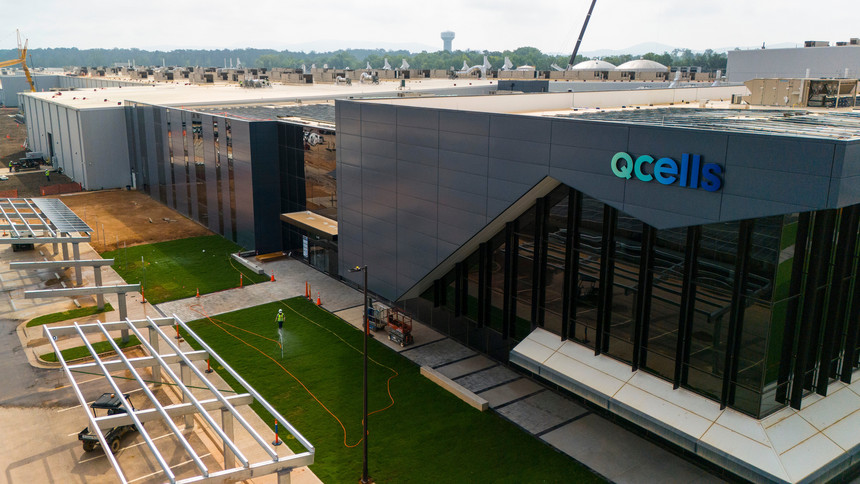 Qcells solar manufacturing facility